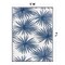 World Rug Gallery Floral Tropical Reversible Recycled Plastic 5' X 7' Navy Outdoor Rug 6075NAVY5X7 - alternate 2